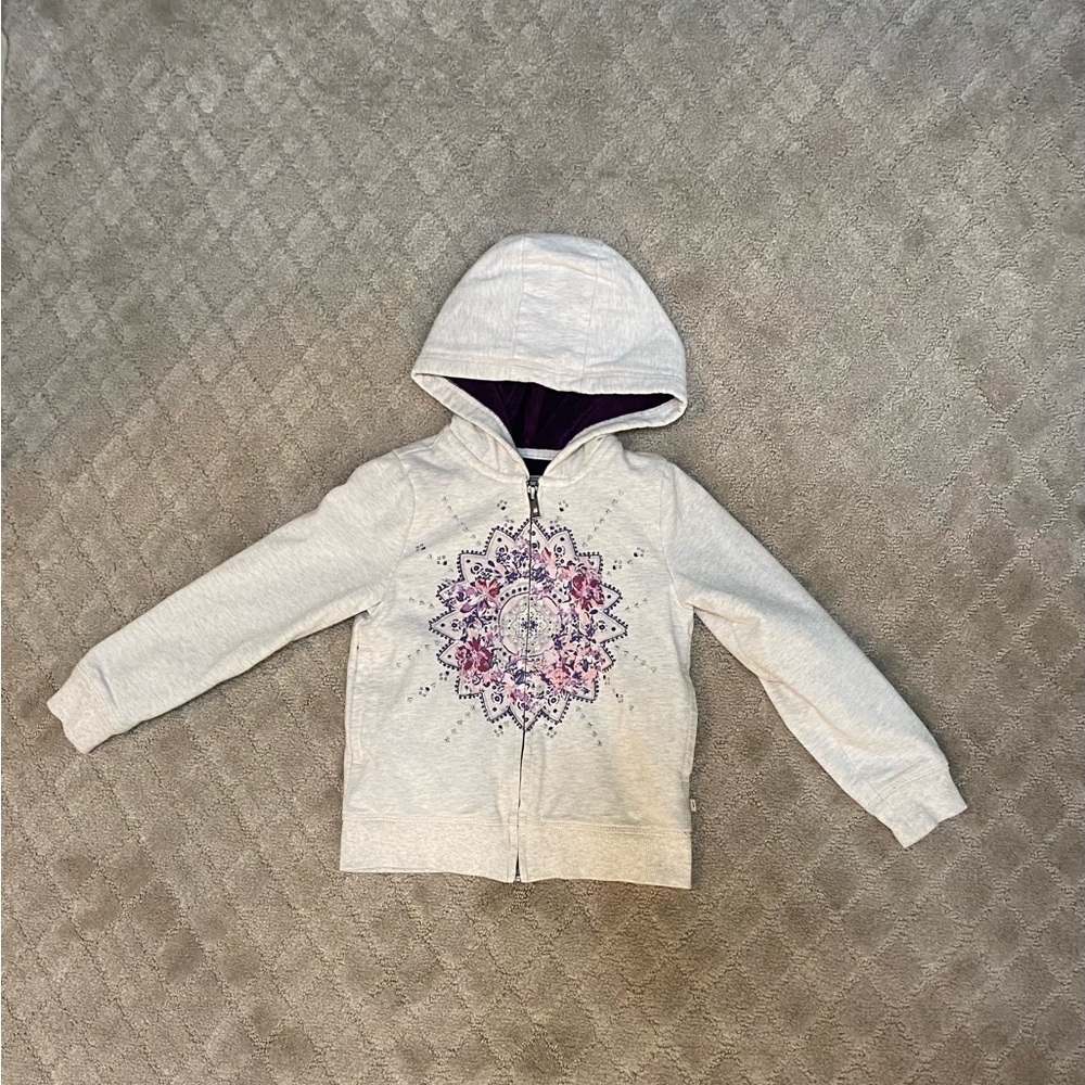 Little girls hooded sweatshirt